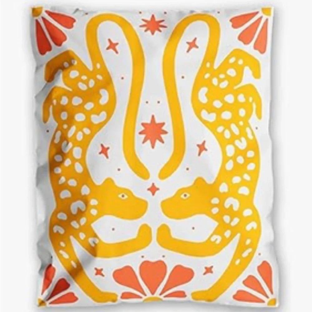 Dancing Leopards 🐆 🐆 Print Polymailers.         10 x 13  qty 25